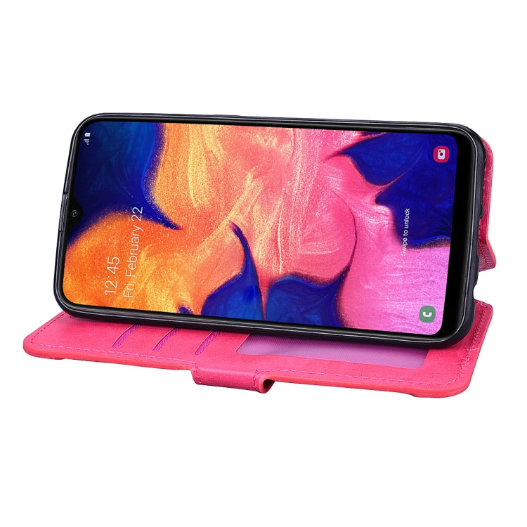 For Galaxy A10e Zipper Horizontal Flip Leather Case with Holder & Card Slot & Wallet