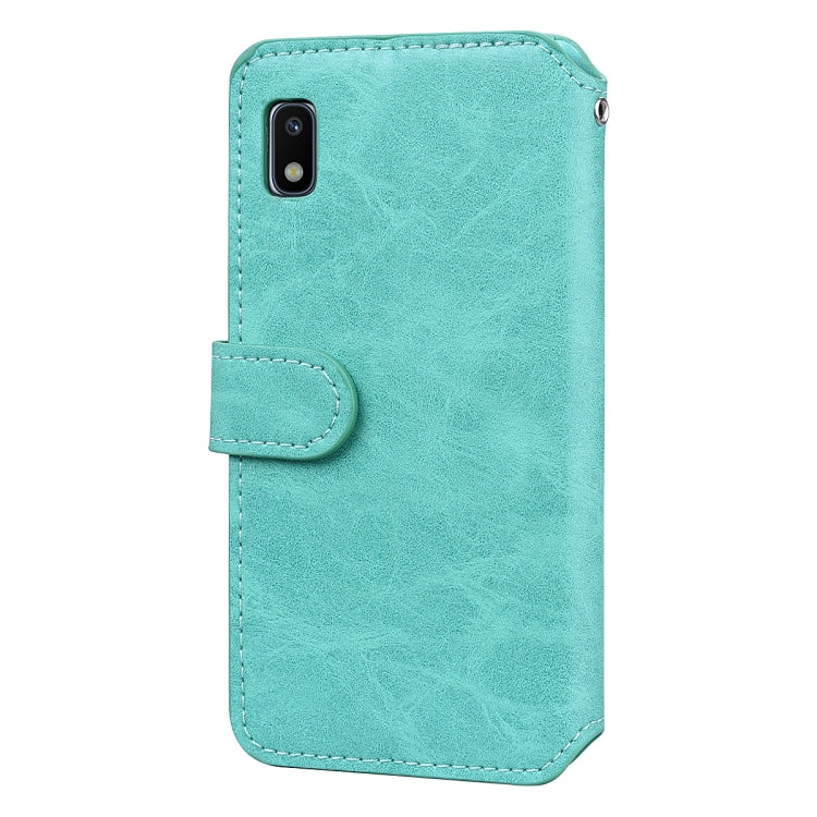 For Galaxy A10e Zipper Horizontal Flip Leather Case with Holder & Card Slot & Wallet