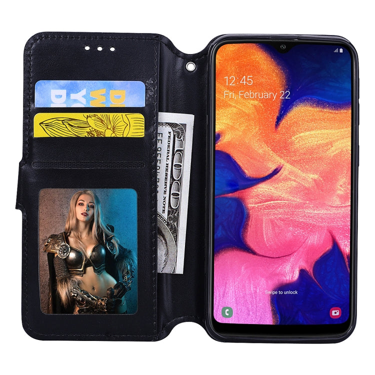 For Galaxy A10e Zipper Horizontal Flip Leather Case with Holder & Card Slot & Wallet