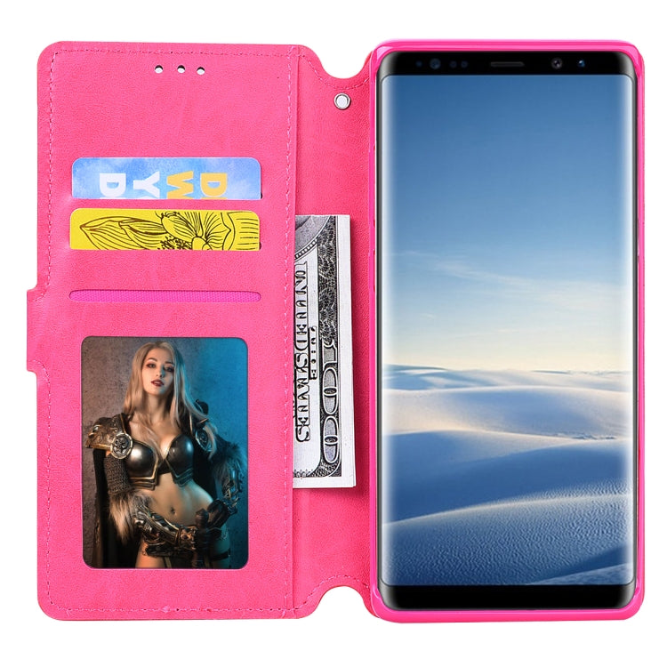 For Galaxy Note 8 Zipper Horizontal Flip Leather Case with Holder & Card Slot & Wallet