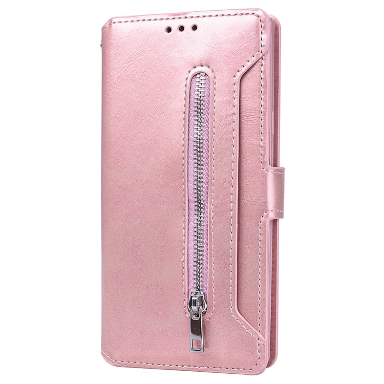 For Galaxy Note9 Zipper Horizontal Flip Leather Case with Holder & Card Slot & Wallet