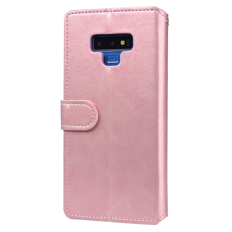 For Galaxy Note9 Zipper Horizontal Flip Leather Case with Holder & Card Slot & Wallet