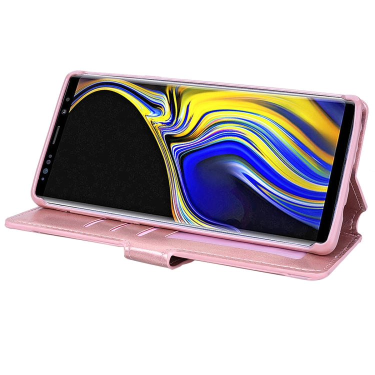 For Galaxy Note9 Zipper Horizontal Flip Leather Case with Holder & Card Slot & Wallet