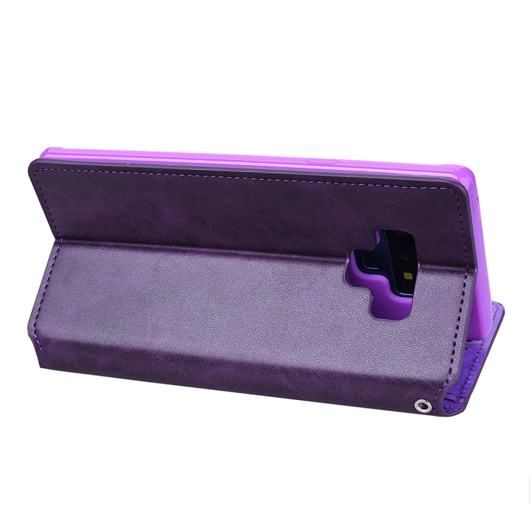 For Galaxy Note9 Zipper Horizontal Flip Leather Case with Holder & Card Slot & Wallet