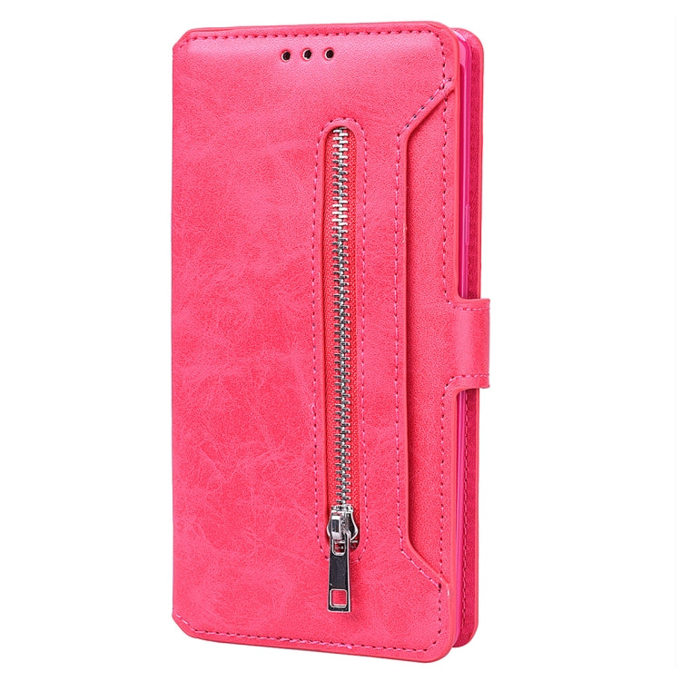 For Galaxy Note9 Zipper Horizontal Flip Leather Case with Holder & Card Slot & Wallet