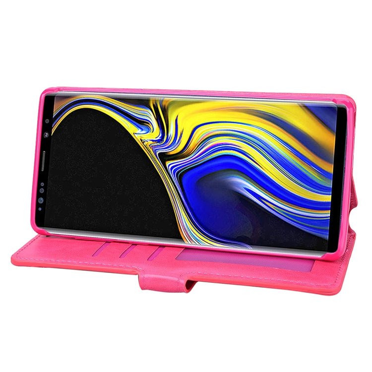 For Galaxy Note9 Zipper Horizontal Flip Leather Case with Holder & Card Slot & Wallet