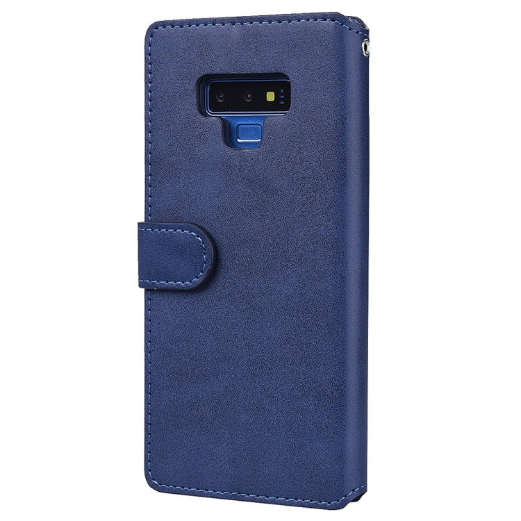 For Galaxy Note9 Zipper Horizontal Flip Leather Case with Holder & Card Slot & Wallet