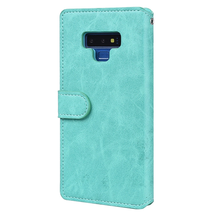 For Galaxy Note9 Zipper Horizontal Flip Leather Case with Holder & Card Slot & Wallet