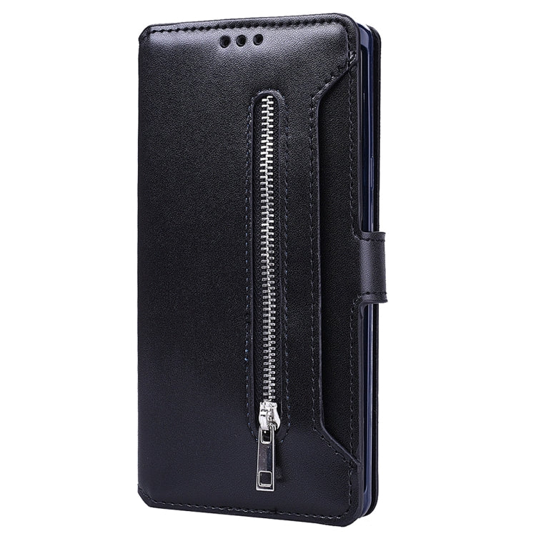 For Galaxy Note9 Zipper Horizontal Flip Leather Case with Holder & Card Slot & Wallet