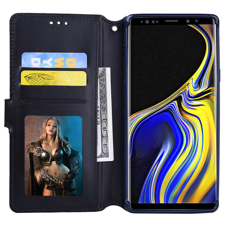 For Galaxy Note9 Zipper Horizontal Flip Leather Case with Holder & Card Slot & Wallet