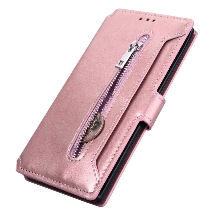 For Galaxy Note 10 Pro Zipper Horizontal Flip Leather Case with Holder & Card Slot & Wallet