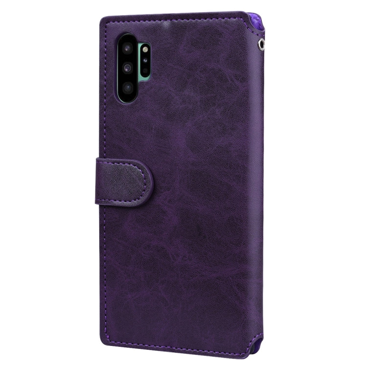 For Galaxy Note 10 Pro Zipper Horizontal Flip Leather Case with Holder & Card Slot & Wallet