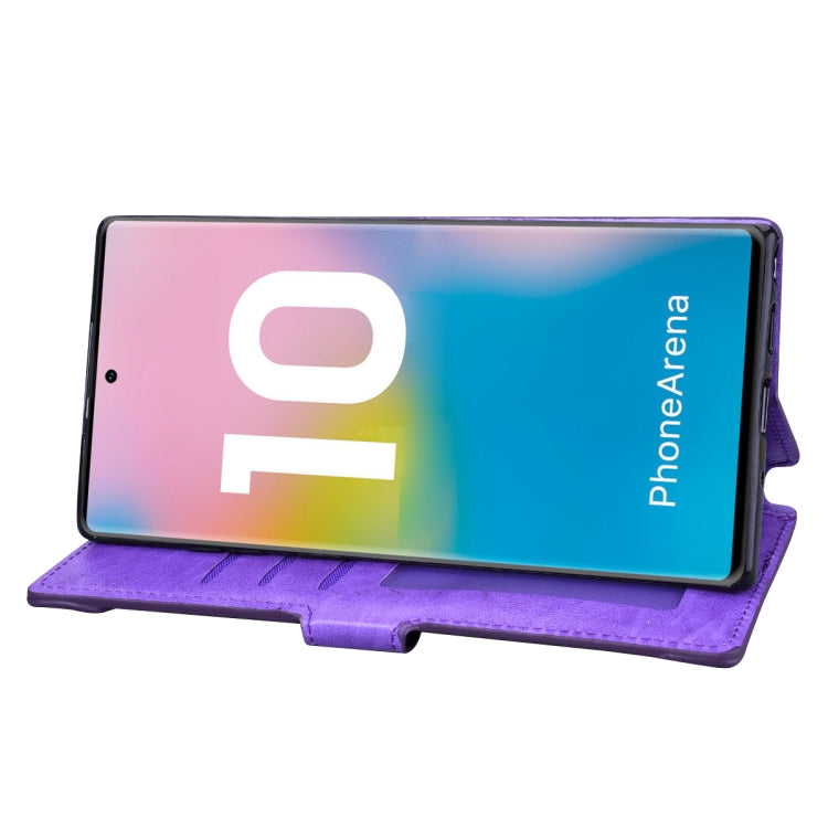 For Galaxy Note 10 Pro Zipper Horizontal Flip Leather Case with Holder & Card Slot & Wallet