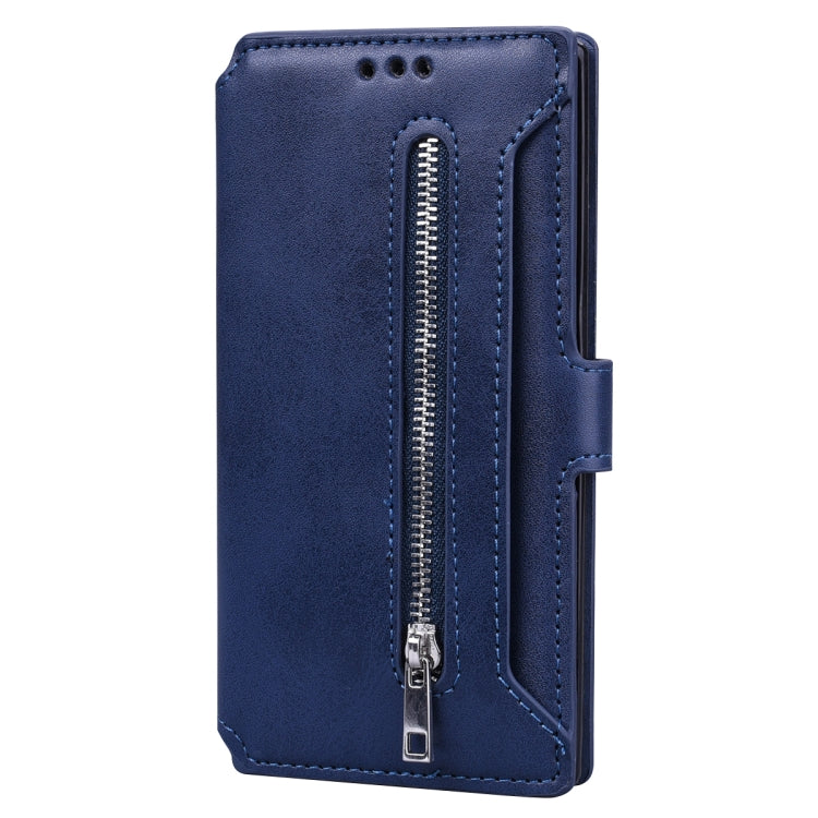For Galaxy Note 10 Pro Zipper Horizontal Flip Leather Case with Holder & Card Slot & Wallet