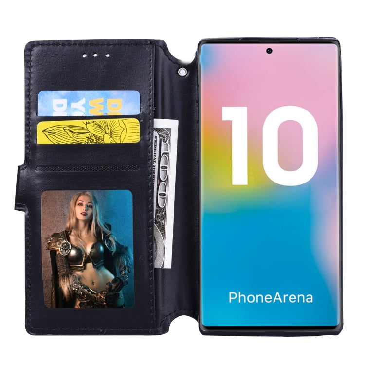 For Galaxy Note 10 Pro Zipper Horizontal Flip Leather Case with Holder & Card Slot & Wallet