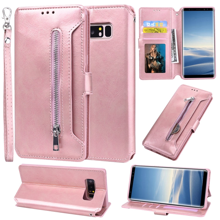 For Galaxy S10e Zipper Horizontal Flip Leather Case with Holder & Card Slot & Wallet
