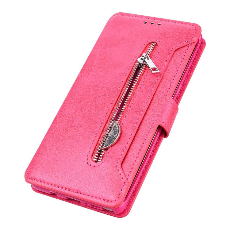 For Galaxy S10e Zipper Horizontal Flip Leather Case with Holder & Card Slot & Wallet
