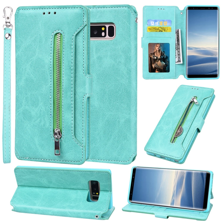 For Galaxy S10e Zipper Horizontal Flip Leather Case with Holder & Card Slot & Wallet