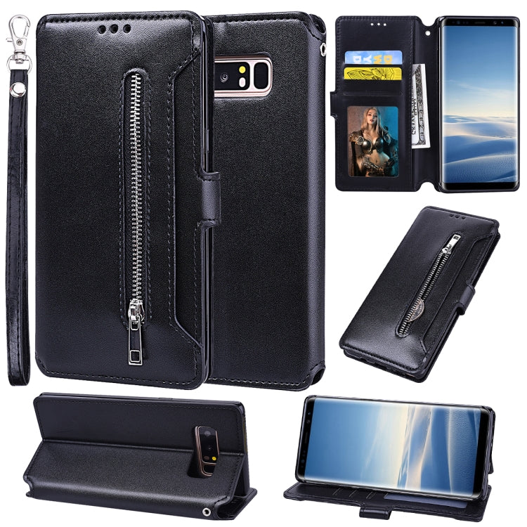For Galaxy S10e Zipper Horizontal Flip Leather Case with Holder & Card Slot & Wallet