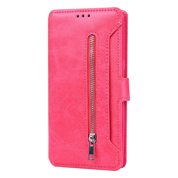 For Galaxy S10 Plus Zipper Horizontal Flip Leather Case with Holder & Card Slot & Wallet