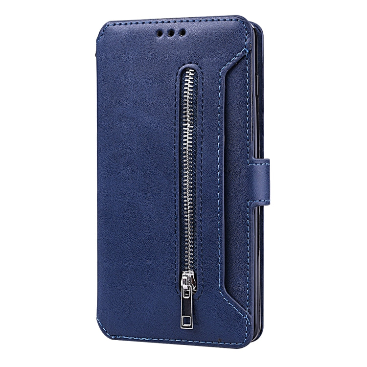 For Galaxy S10 Plus Zipper Horizontal Flip Leather Case with Holder & Card Slot & Wallet