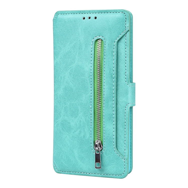For Galaxy S10 Plus Zipper Horizontal Flip Leather Case with Holder & Card Slot & Wallet