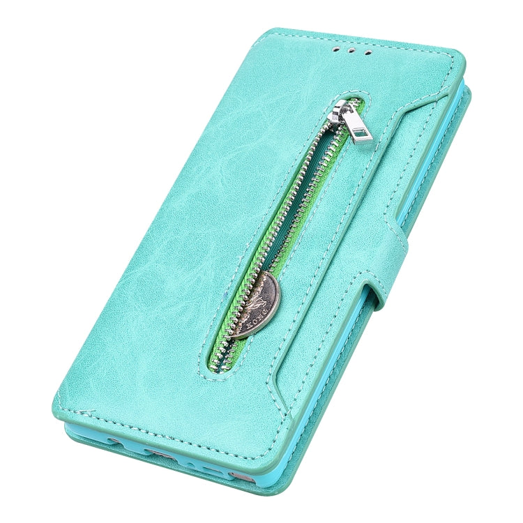 For Galaxy S10 Plus Zipper Horizontal Flip Leather Case with Holder & Card Slot & Wallet