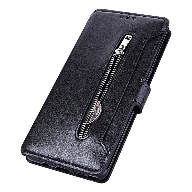 For Galaxy S10 Plus Zipper Horizontal Flip Leather Case with Holder & Card Slot & Wallet