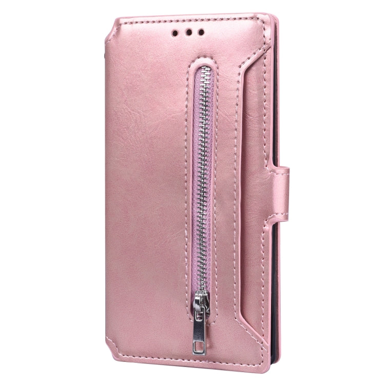 For Galaxy Note 10 Zipper Horizontal Flip Leather Case with Holder & Card Slot & Wallet