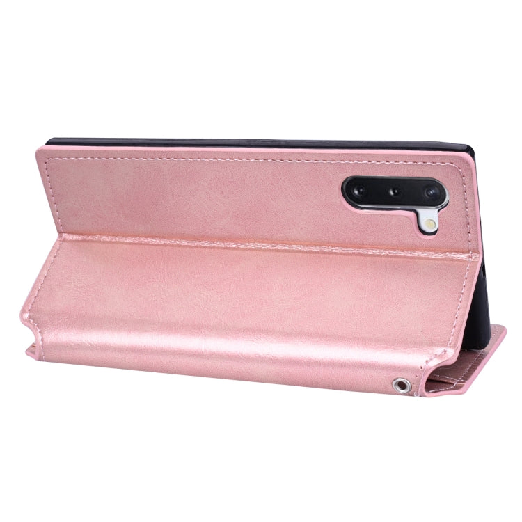 For Galaxy Note 10 Zipper Horizontal Flip Leather Case with Holder & Card Slot & Wallet