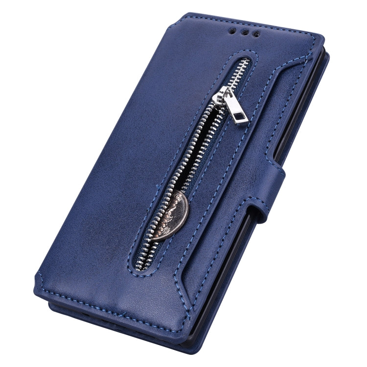 For Galaxy Note 10 Zipper Horizontal Flip Leather Case with Holder & Card Slot & Wallet