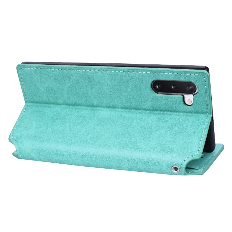 For Galaxy Note 10 Zipper Horizontal Flip Leather Case with Holder & Card Slot & Wallet