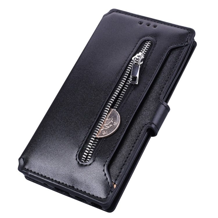 For Galaxy Note 10 Zipper Horizontal Flip Leather Case with Holder & Card Slot & Wallet