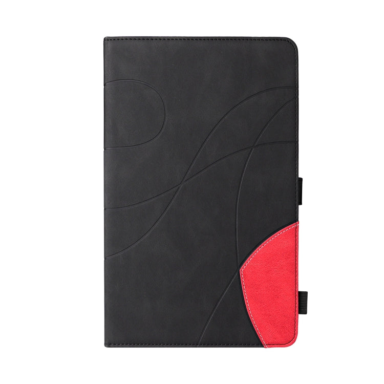 For Samsung Galaxy Tab A7 Lite T225/T220 Dual-color Splicing Horizontal Flip PU Leather Case with Holder & Card Slots