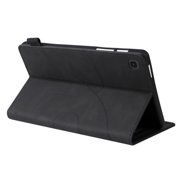 For Samsung Galaxy Tab A7 Lite T225/T220 Dual-color Splicing Horizontal Flip PU Leather Case with Holder & Card Slots
