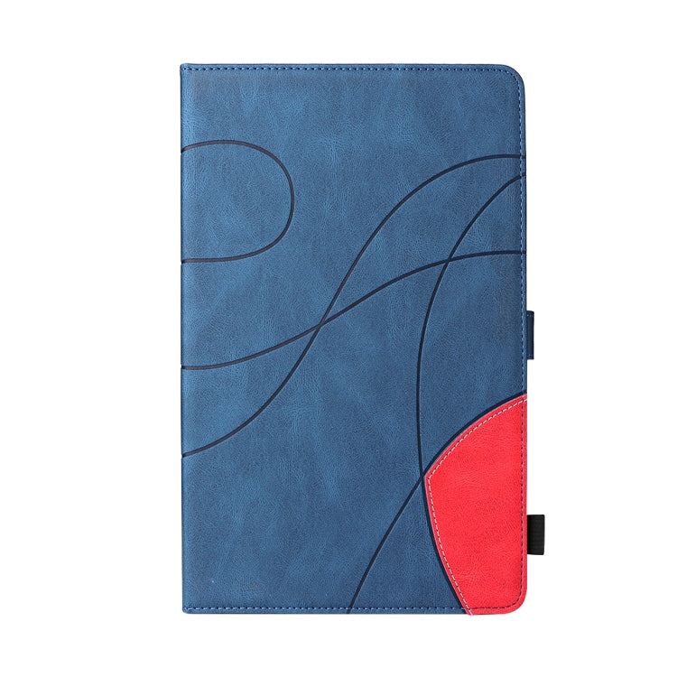 For Samsung Galaxy Tab A7 Lite T225/T220 Dual-color Splicing Horizontal Flip PU Leather Case with Holder & Card Slots