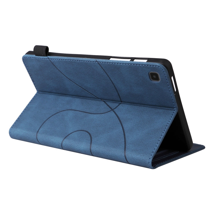 For Samsung Galaxy Tab A7 Lite T225/T220 Dual-color Splicing Horizontal Flip PU Leather Case with Holder & Card Slots