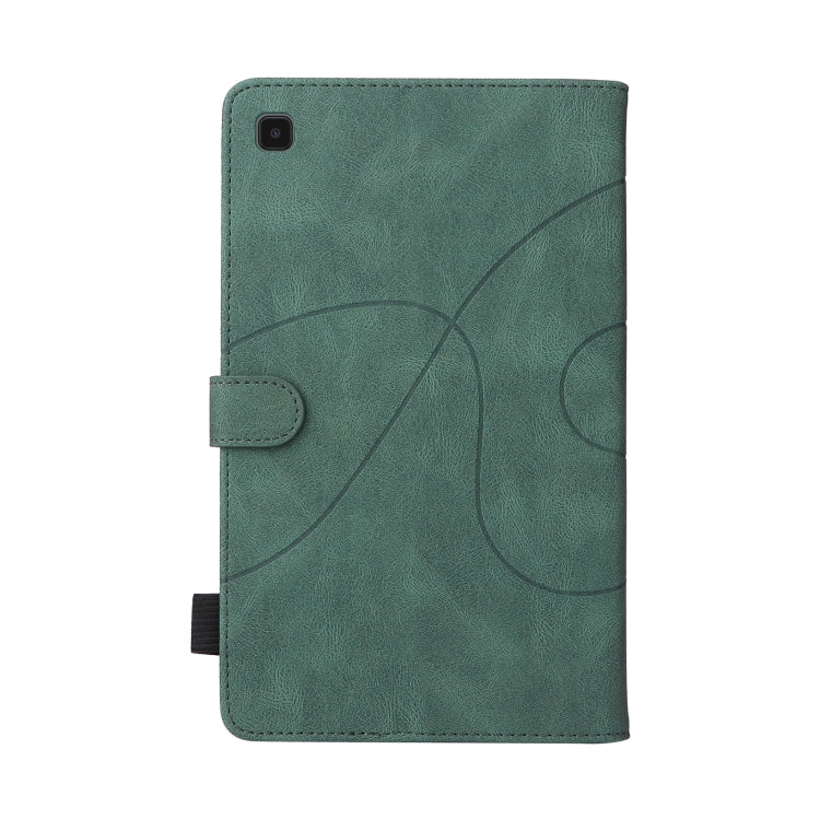 For Samsung Galaxy Tab A7 Lite T225/T220 Dual-color Splicing Horizontal Flip PU Leather Case with Holder & Card Slots