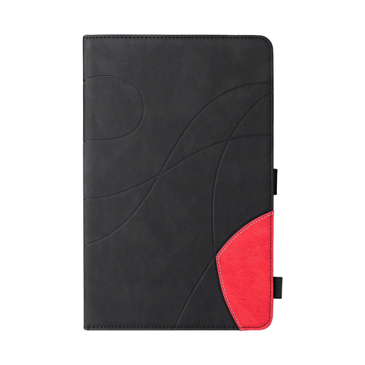 For Samsung Galaxy Tab A 8.0 (2019) T295 Dual-color Splicing Horizontal Flip PU Leather Case with Holder & Card Slots