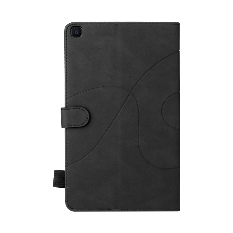 For Samsung Galaxy Tab A 8.0 (2019) T295 Dual-color Splicing Horizontal Flip PU Leather Case with Holder & Card Slots