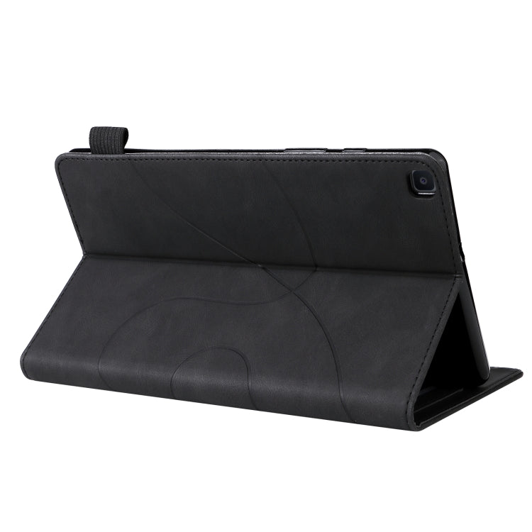 For Samsung Galaxy Tab A 8.0 (2019) T295 Dual-color Splicing Horizontal Flip PU Leather Case with Holder & Card Slots