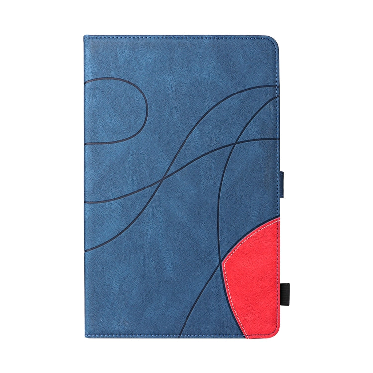 For Samsung Galaxy Tab A 8.0 (2019) T295 Dual-color Splicing Horizontal Flip PU Leather Case with Holder & Card Slots