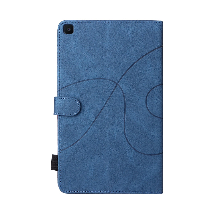 For Samsung Galaxy Tab A 8.0 (2019) T295 Dual-color Splicing Horizontal Flip PU Leather Case with Holder & Card Slots