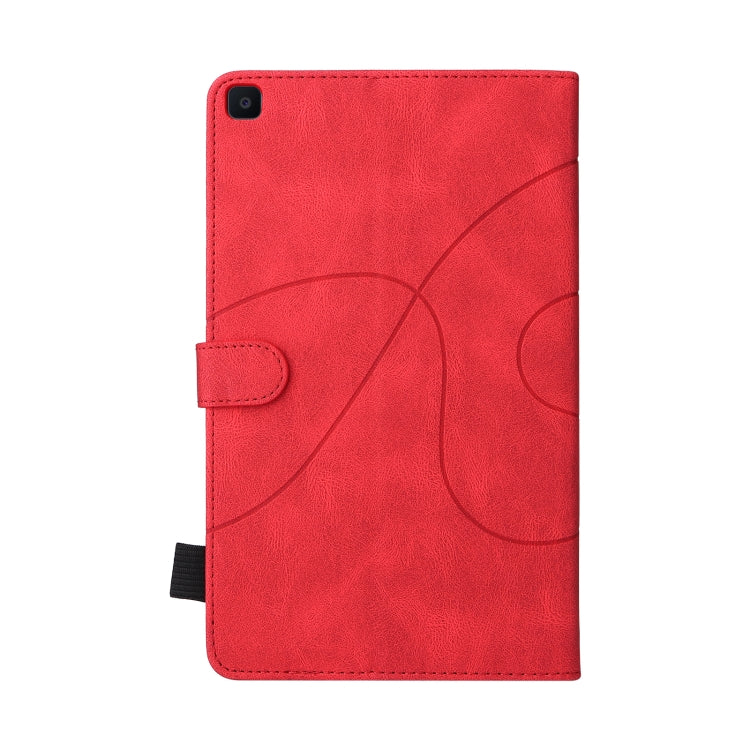For Samsung Galaxy Tab A 8.0 (2019) T295 Dual-color Splicing Horizontal Flip PU Leather Case with Holder & Card Slots