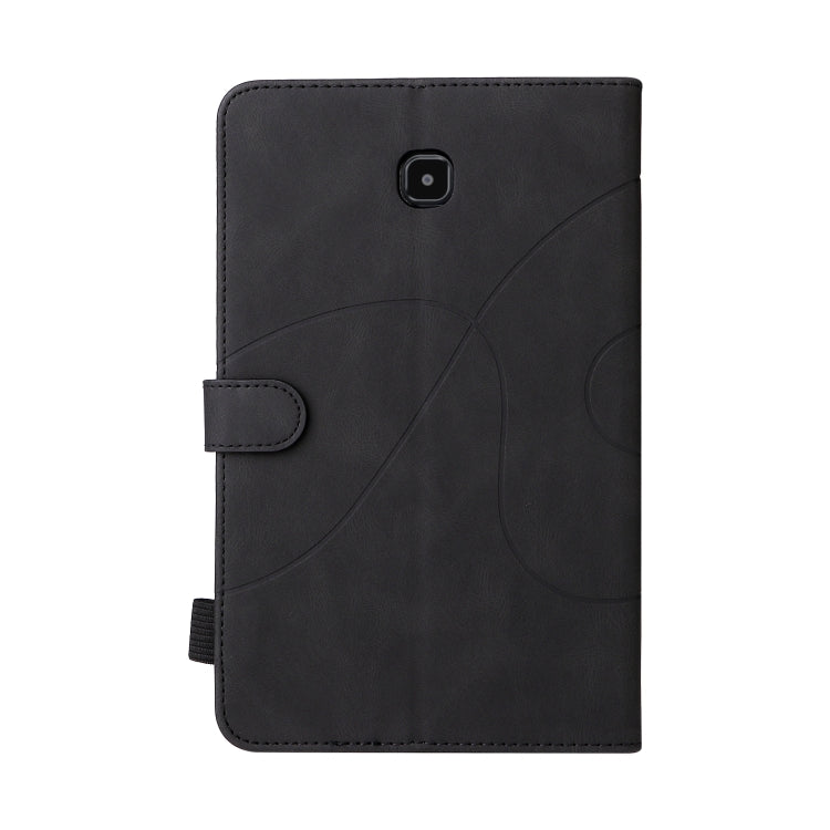 For Samsung Galaxy Tab A 8.0 (2018) T387 Dual-color Splicing Horizontal Flip PU Leather Case with Holder & Card Slots