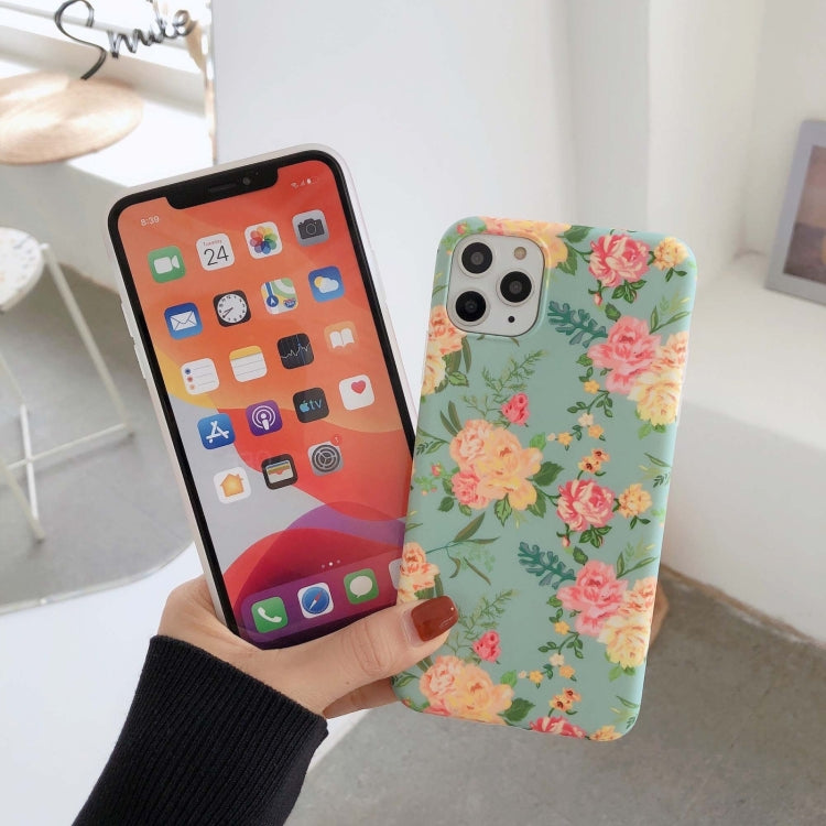For iPhone 13 Painted IMD Frosted White Edge TPU Phone Case