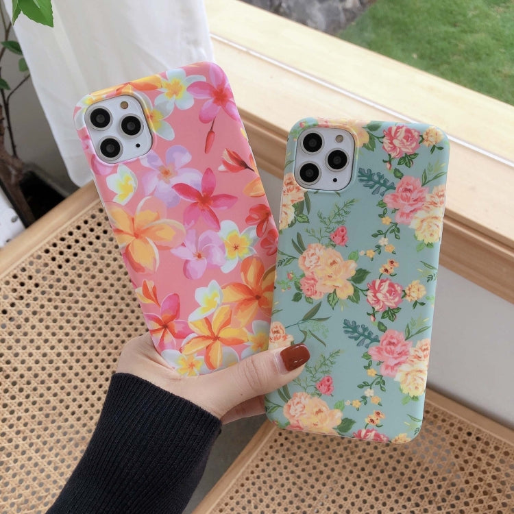 For iPhone 13 Painted IMD Frosted White Edge TPU Phone Case