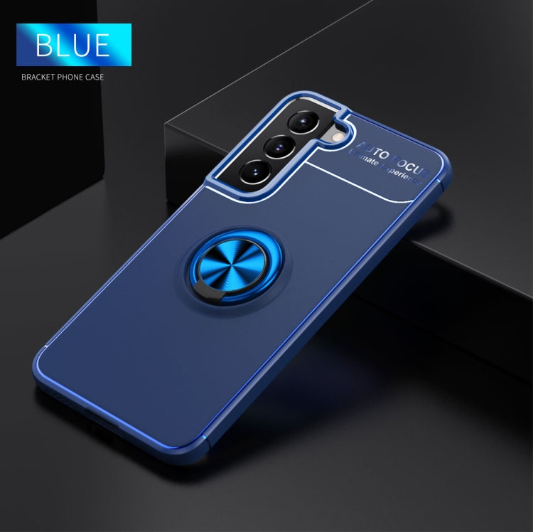 For Samaung Galaxy S22+ 5G Metal Ring Holder 360 Degree Rotating TPU Case
