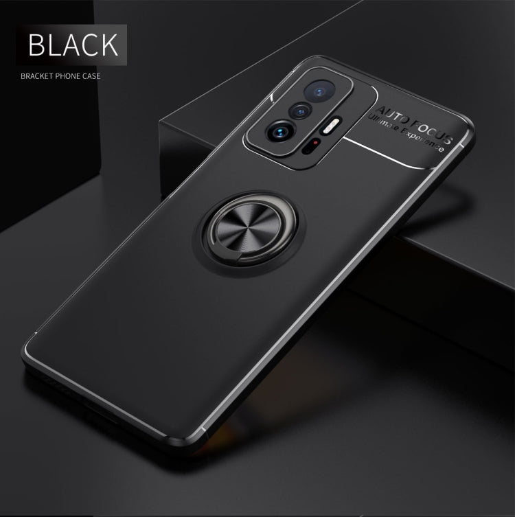 For Xiaomi Mi 11T Metal Ring Holder 360 Degree Rotating TPU Case