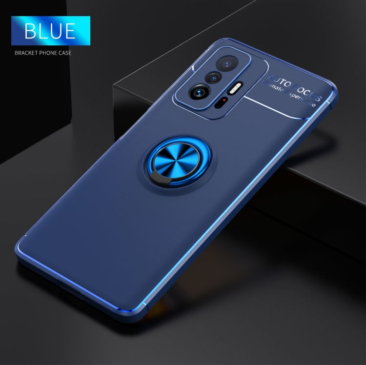 For Xiaomi Mi 11T Metal Ring Holder 360 Degree Rotating TPU Case
